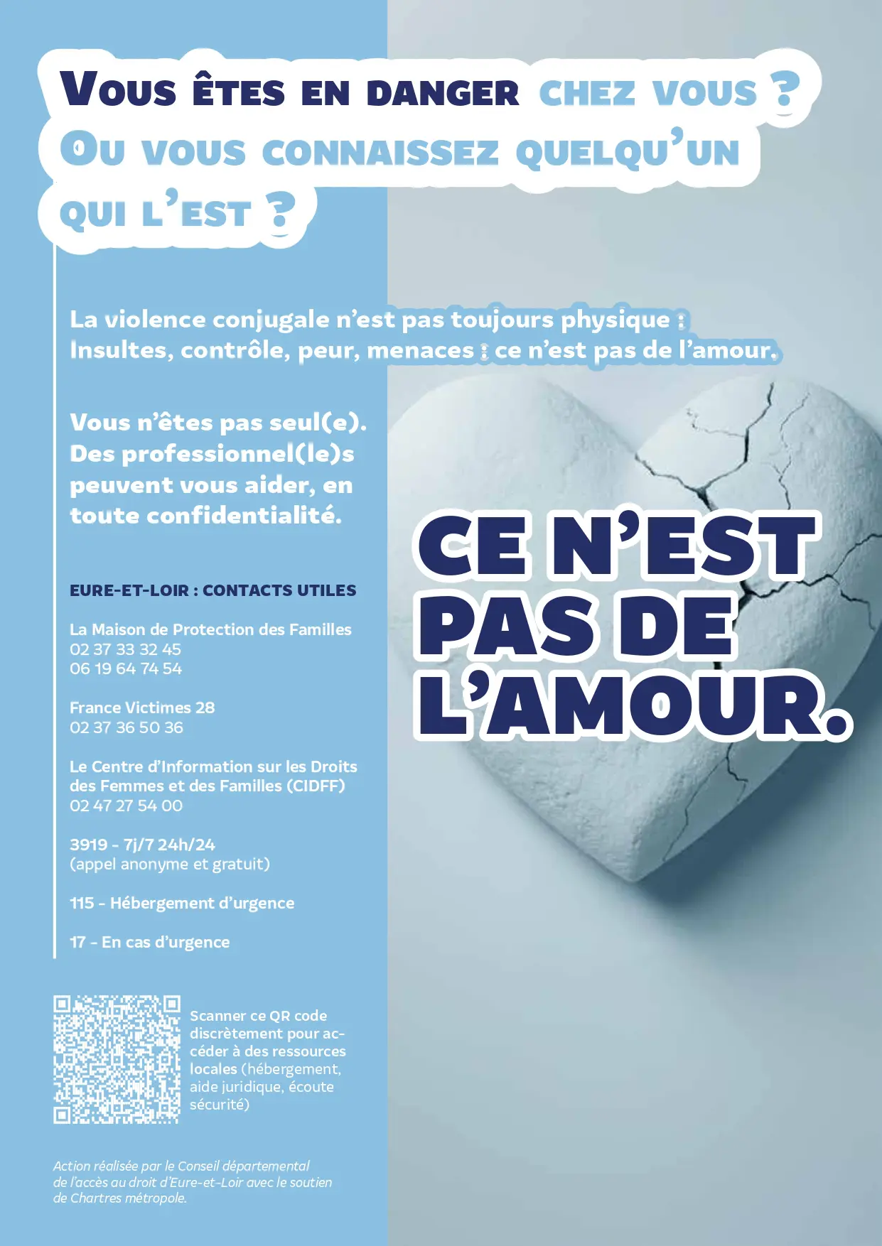 Lancement d&rsquo;une campagne de prévention des violences conjugales à l&rsquo;hôpital de Chartres