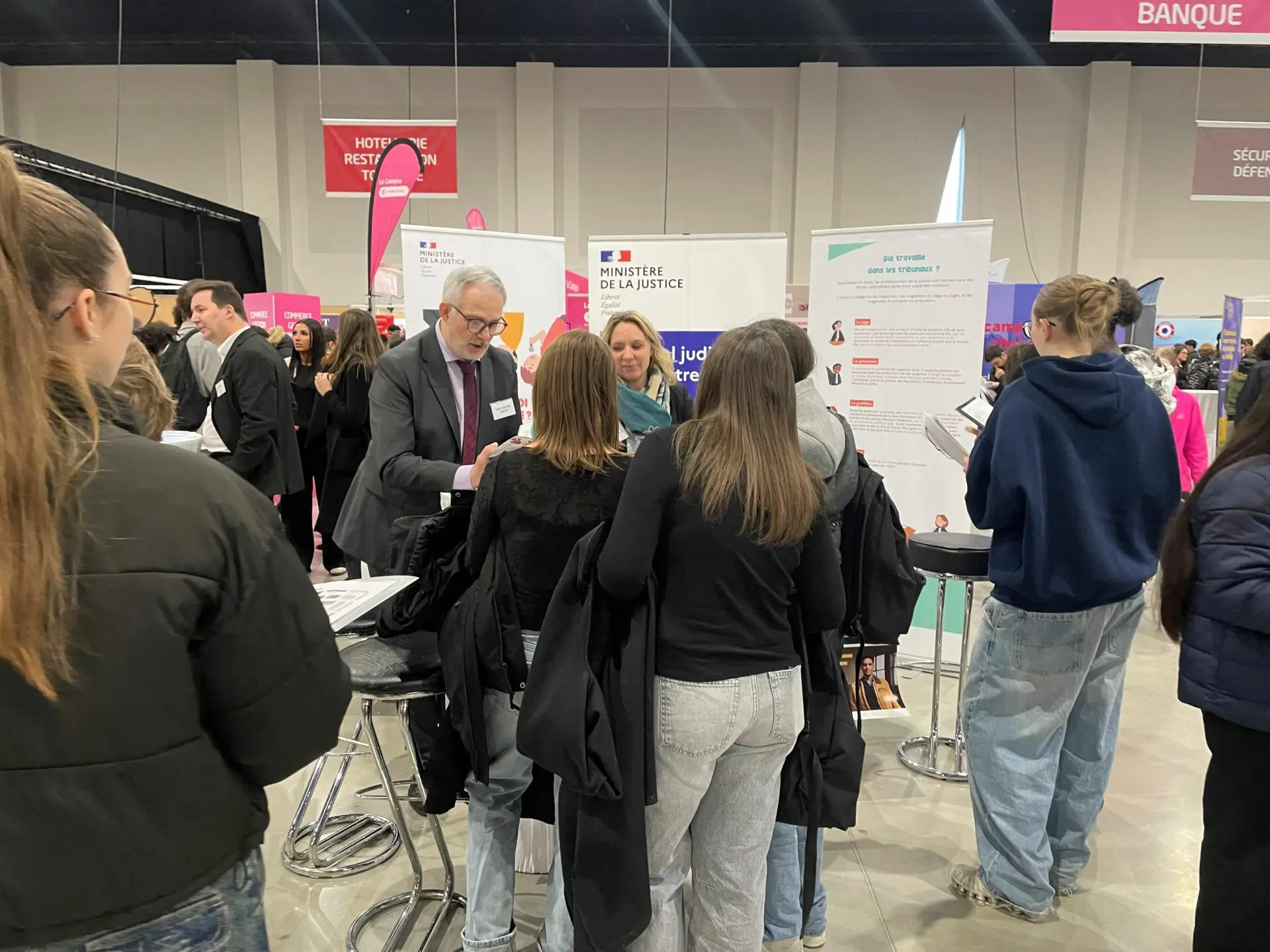 Les métiers de la justice mis à l&rsquo;honneur au forum de l&rsquo;orientation et des métiers